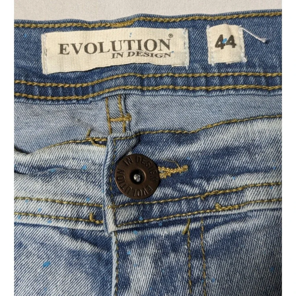 EVOLUTION IN DESIGN Men 44 Cotton Stretch Painter Splatter 13
